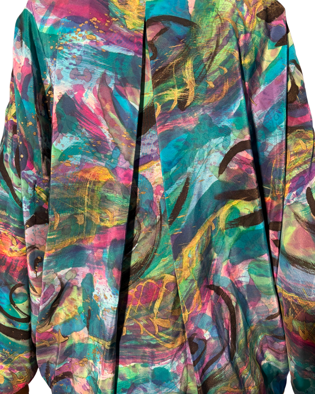 HAND PAINTED SILK PANT SET