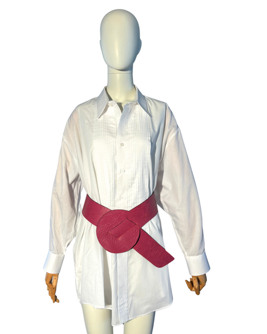 1980’S PINK LEATHER BELT