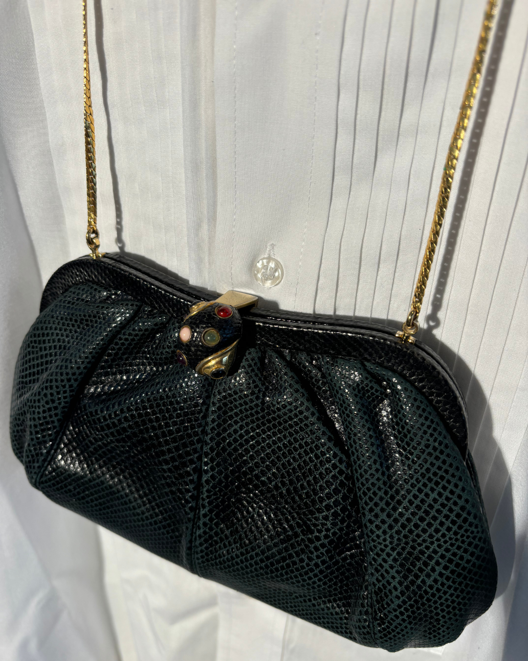 JUDITH LEIBER JEWELED HANDBAG