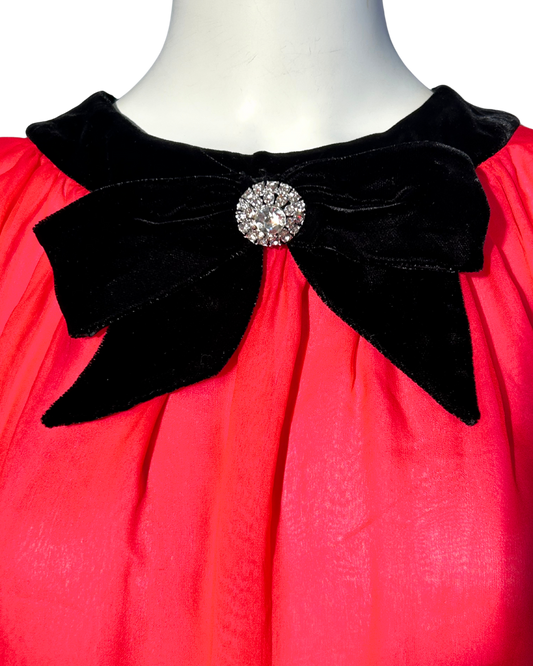 MISS O BY OSCAR DE LA RENTA BLOUSE