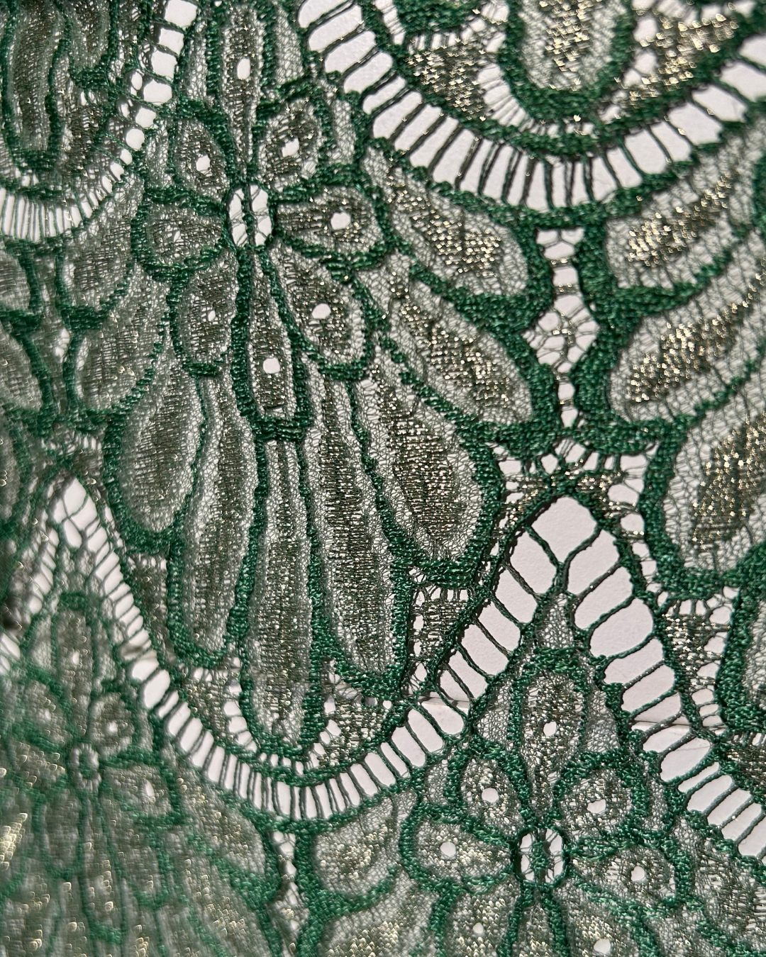 GREEN LACE SKIRT