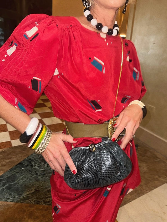 JUDITH LEIBER JEWELED HANDBAG